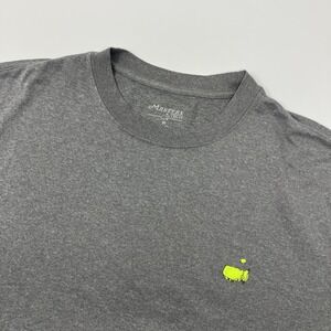 Masters Tech Mens Medium Gray Short Sleeve Performance Golf T-Shirt